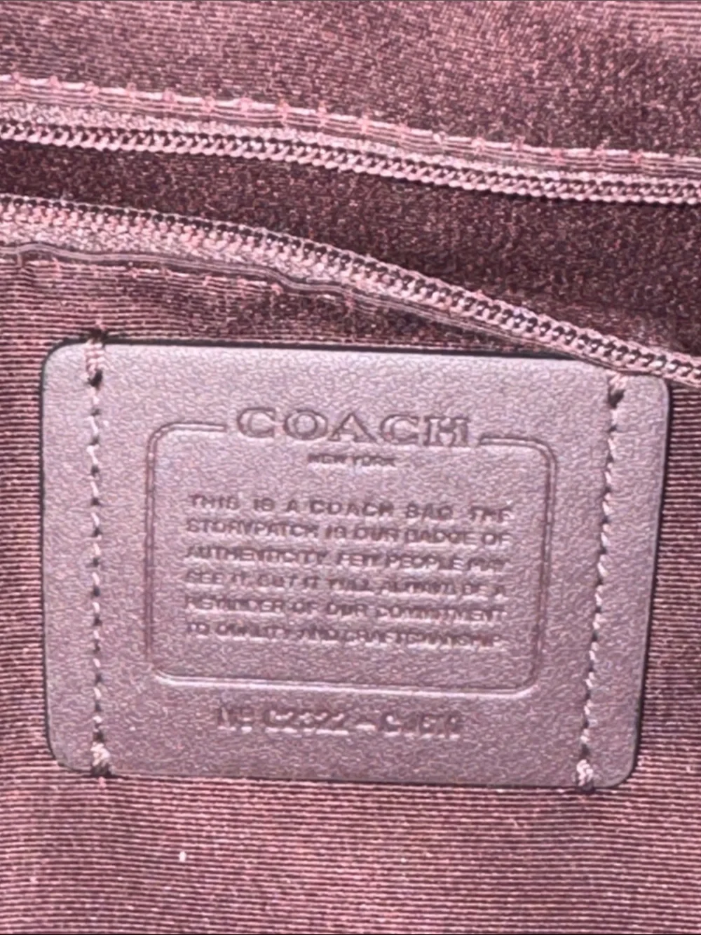 Coach Rowan Satchel Leather Purse With Puffy Diamond Quilting - Picture 11 of 15